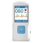 Contec Portable ECG Heart rate Machine/Monitor PM10, Electrocardiograph ECG Monitor Handheld