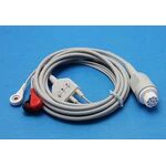 Datex Ohmeda 3 Leads ECG Cable Compatible Direct Snap AHA for Patient
