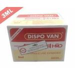 Dispo Van Syringe with Needle - 3ml