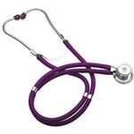 Shakuntla Pluss Rappaport Purple Dual Head Stethoscope with Convertible Chest-Piece