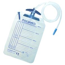 Polymed Deluxe Urine collection Bag ( Pack of 25 nos.)