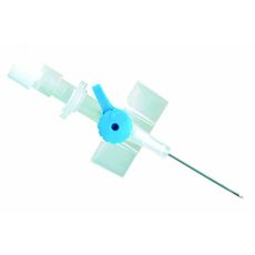 I.V. Catheter with Injection Valve and Wings