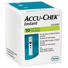 Accu-Chek Instant Test Strips (Box Of 10)