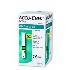 AccuChek Active Test Strips (Box Of 25)