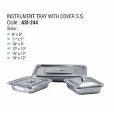 Instrument Tray S.S with Cover