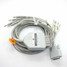 EKG ECG Cable with 10 Leadwires Compatible with Schiller (Banana 4.0)