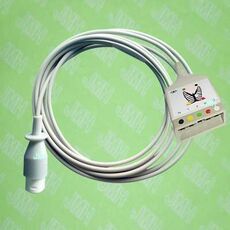Philips(HP) ECG trunk Cable M1734A ,HP 8pin 5 lead or 3 lead ECG cable, IEC or AHA,Use for PHILIPS(HP) leadwire.