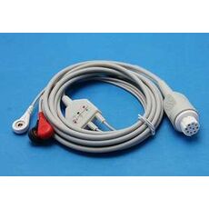 Datex Ohmeda 3 Leads ECG Cable Compatible Direct Snap AHA for Patient
