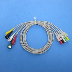 Ecg 5-leadwires with snap for mindray T5,T8 patient monitor