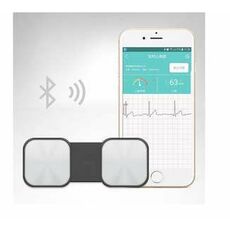 Handheld ECG Heart Monitor for Wireless Heart Performance Without ECG Electrodes Required for Home Use EKG Monitoring ios Android
