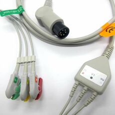 ECG cable with 3leads Clip for Edan IM8B,IM9B patient monitor