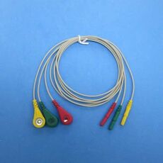 Din Style ECG Cable 3 Lead