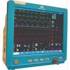 Meditec 747, Multipara hospital monitoring system,12 inch Cardiac patient Monitor