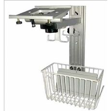 Aluminium Movable Mount Stand with basket