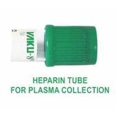 Vaku-8 Vacuum Blood Collection Tube - Heparin - Green
