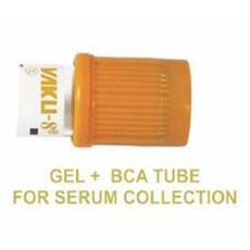 Vaku-8 Vacuum Blood Collection Tube Gel+BCA - Gold