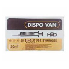 Dispo Van Syringe with Needle - 20ml