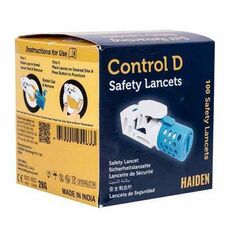 Control D Glucose Monitor Safety Lancets (Pack of 2)