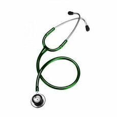 CardiacCheck 24 Inch Green Satinless Steel Stethoscope