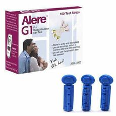 Alere AG-4000 G1 Glucometer Strips-100 No. with 100 Lancets Free