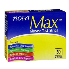 Nova Biomedical Max Glucose Meter Test Strips