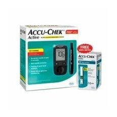 Accu-chek Active Glucometer Kit (with Free 10 Strips)