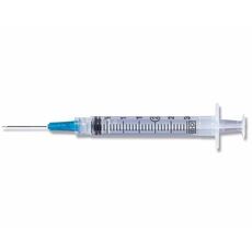 Becton Dickinson (BD) Luer Lock Syringe With Needle 3ml Box of 100