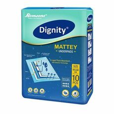 Dignity Mattey Disposable Underpads, 60x90 CM, 10 Pcs/Pack