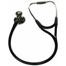 Welch Allyn Harvey DLX Double Head Cardiology Stethoscope - Black Tube