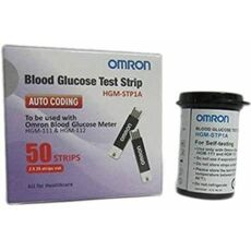Omron HGM-STP1A-50 Glucometer Strips for HGM-111 and 112 (Multicolor)