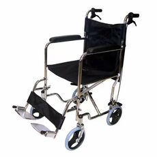 EasyCare EC976AJ43 Portable Foldable Wheelchair with Backrest (Steel)