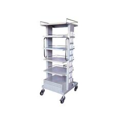 Wellton WH-566 Monitor Trolley, Stainless Steel