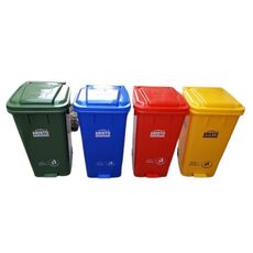 Plastic Dustbin With Pedal, For Hospital, Capacity: 120 Liters