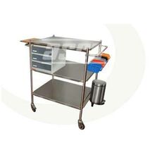 ASCO Instrument Trolley, Stainless Steel