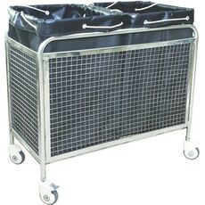 ASCO Soiled Linen Cart Trolley, Stainless Steel