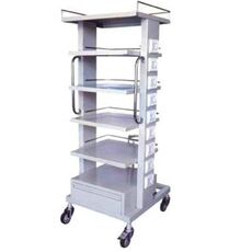 Wellton WH-566 Monitor Trolley, Stainless Steel