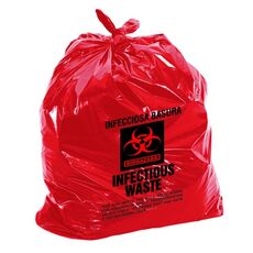 Large 20 Kg Clinical Waste Bag, Red Colour