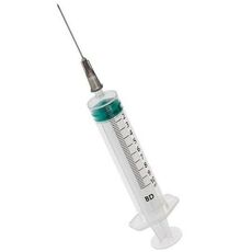 BD Solomed 10ml Syringe with Needle 1'' x 21G