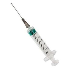 BD 5ml Luer Lock Syringe With Needle 1'' x 23G