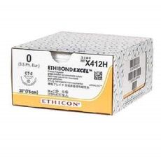 Ethicon Ethibond Sutures USP 2, 1/2 Circle Tapercut - W4843 - Box of 12