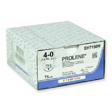 Ethicon Prolene Sutures USP 6-0, 3/8 Circle Cutting Precision Cosmetic PC-3 NW823 - Box of 12