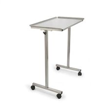 Mayo's Trolley with Double Stand (Stainless Steel)