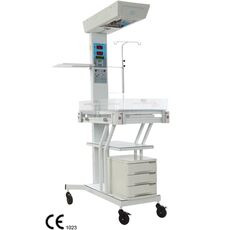 Zeal Medical RHW1101A Radiant Warmer, Fixed Cradle + 3 Drawers