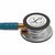 Littmann Classic III Monitoring Stethoscope Mirror finish Caribbean Blue Orange Stem 5874