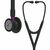 Littmann Cardiology IV Diagnostic Stethoscope Black & Black – Violet Stem 6203