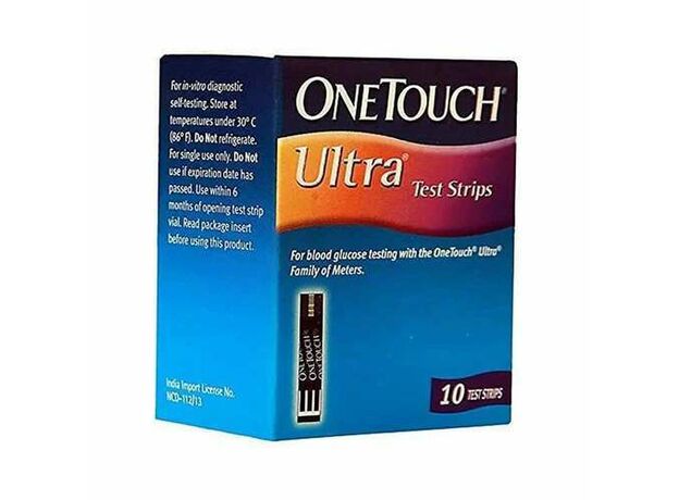 OneTouch UltraTest Strips, Quantity: 10/25/50 Strips
