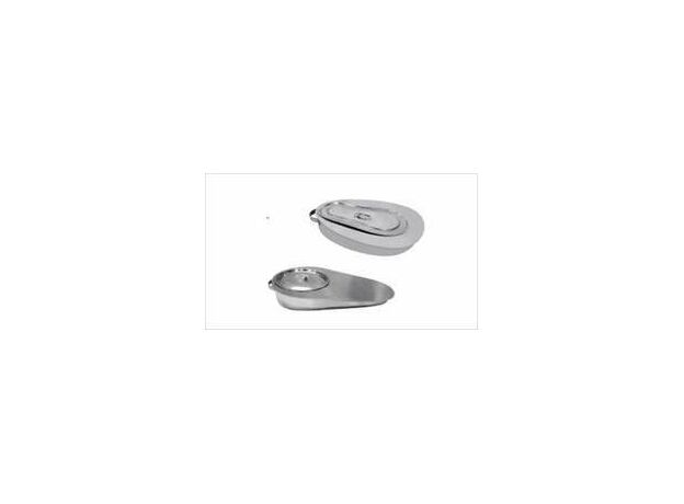 Bed Pan with Cover (Stainless Steel)