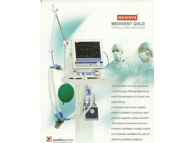 Medisys Medivent Gold Ventilator