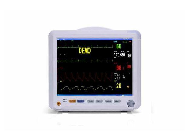 Technocare TM9009C Multipara Monitor, Cardiac Monitor with 12 inch