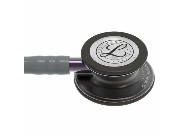 Littmann Classic 3 Stethoscope Smoke finish Gray Violet Stem 5873